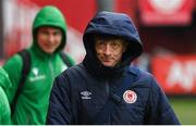 18 April 2025; Chris Forrester of St Patrick's Athletic before the SSE Airtricity Men's Premier Division match between St Patrick's Athletic and Shamrock Rovers at Richmond Park in Dublin. Photo by Stephen McCarthy/Sportsfile