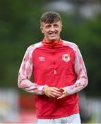 18 April 2025; Chris Forrester of St Patrick's Athletic before the SSE Airtricity Men's Premier Division match between St Patrick's Athletic and Shamrock Rovers at Richmond Park in Dublin. Photo by Stephen McCarthy/Sportsfile