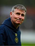 18 April 2025; St Patrick's Athletic manager Stephen Kenny before the SSE Airtricity Men's Premier Division match between St Patrick's Athletic and Shamrock Rovers at Richmond Park in Dublin. Photo by Stephen McCarthy/Sportsfile