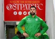 18 April 2025; Roberto Lopes of Shamrock Rovers before the SSE Airtricity Men's Premier Division match between St Patrick's Athletic and Shamrock Rovers at Richmond Park in Dublin. Photo by Stephen McCarthy/Sportsfile