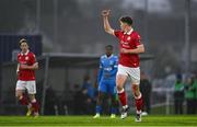 18 April 2025; Gareth McElroy of Sligo Rovers after scoring their side's first goal during the SSE Airtricity Men's Premier Division match between Waterford and Sligo Rovers at the Regional Sports Centre in Waterford. Photo by Seb Daly/Sportsfile