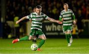 18 April 2025; Jack Byrne of Shamrock Rovers during the SSE Airtricity Men's Premier Division match between St Patrick's Athletic and Shamrock Rovers at Richmond Park in Dublin. Photo by Stephen McCarthy/Sportsfile