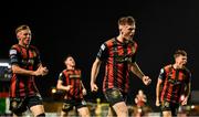 18 April 2025; James McManus of Bohemians celebrates after scoring his side's first goal during the SSE Airtricity Men's Premier Division match between Bohemians and Cork City at Dalymount Park in Dublin. Photo by Shauna Clinton/Sportsfile