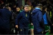 18 April 2025; St Patrick's Athletic manager Stephen Kenny after the SSE Airtricity Men's Premier Division match between St Patrick's Athletic and Shamrock Rovers at Richmond Park in Dublin. Photo by Stephen McCarthy/Sportsfile