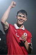 18 April 2025; Gareth McElroy of Sligo Rovers after his side's victory in the SSE Airtricity Men's Premier Division match between Waterford and Sligo Rovers at the Regional Sports Centre in Waterford. Photo by Seb Daly/Sportsfile