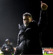 18 April 2025; Shamrock Rovers manager Stephen Bradley after the SSE Airtricity Men's Premier Division match between St Patrick's Athletic and Shamrock Rovers at Richmond Park in Dublin. Photo by Stephen McCarthy/Sportsfile