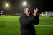 18 April 2025; Shamrock Rovers manager Stephen Bradley after the SSE Airtricity Men's Premier Division match between St Patrick's Athletic and Shamrock Rovers at Richmond Park in Dublin. Photo by Stephen McCarthy/Sportsfile