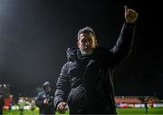 18 April 2025; Shamrock Rovers manager Stephen Bradley after the SSE Airtricity Men's Premier Division match between St Patrick's Athletic and Shamrock Rovers at Richmond Park in Dublin. Photo by Stephen McCarthy/Sportsfile