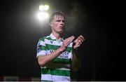 18 April 2025; Daniel Cleary of Shamrock Rovers after the SSE Airtricity Men's Premier Division match between St Patrick's Athletic and Shamrock Rovers at Richmond Park in Dublin. Photo by Stephen McCarthy/Sportsfile