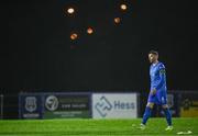 18 April 2025; Andy Boyle of Waterford after his side's defeat in the SSE Airtricity Men's Premier Division match between Waterford and Sligo Rovers at the Regional Sports Centre in Waterford. Photo by Seb Daly/Sportsfile