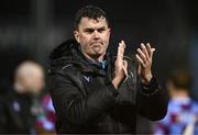 18 April 2025; Drogheda United manager Kevin Doherty after the SSE Airtricity Men's Premier Division match between Drogheda United and Shelbourne at Sullivan & Lambe Park in Drogheda, Louth. Photo by Ben McShane/Sportsfile