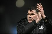 18 April 2025; Drogheda United manager Kevin Doherty after the SSE Airtricity Men's Premier Division match between Drogheda United and Shelbourne at Sullivan & Lambe Park in Drogheda, Louth. Photo by Ben McShane/Sportsfile