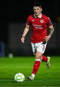 18 April 2025; Reece Hutchinson of Sligo Rovers during the SSE Airtricity Men's Premier Division match between Waterford and Sligo Rovers at the Regional Sports Centre in Waterford. Photo by Seb Daly/Sportsfile