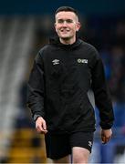 18 April 2025; Referee Aaron O'Dowd before the SSE Airtricity Men's Premier Division match between Waterford and Sligo Rovers at the Regional Sports Centre in Waterford. Photo by Seb Daly/Sportsfile