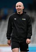 18 April 2025; Assistant referee Eoin Harte before the SSE Airtricity Men's Premier Division match between Waterford and Sligo Rovers at the Regional Sports Centre in Waterford. Photo by Seb Daly/Sportsfile