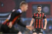 18 April 2025; Sean Grehan of Bohemians during the SSE Airtricity Men's Premier Division match between Bohemians and Cork City at Dalymount Park in Dublin. Photo by Shauna Clinton/Sportsfile