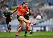 12 April 2025; Emily Druse of Armagh during the Lidl Ladies National Football League Division 1 final match between Armagh and Kerry at Croke Park in Dublin. Photo by Sam Barnes/Sportsfile