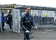 19 April 2025; Scott Walsh of Antrim arrive at Chadwicks Wexford Park befiore the Leinster GAA Hurling Senior Championship Round 1 match between Wexford and Antrim at Chadwicks Wexford Park in Wexford. Photo by Matt Browne/Sportsfile