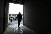 19 April 2025; Antrim manager Davy Fitzgerald arrives at Chadwicks Wexford Park with his players befiore the Leinster GAA Hurling Senior Championship Round 1 match between Wexford and Antrim at Chadwicks Wexford Park in Wexford. Photo by Matt Browne/Sportsfile