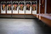 19 April 2025; Kilkenny jerseys in the dressingroom before the Leinster GAA Hurling Senior Championship Round 1 match between Kilkenny and Galway at UPMC Nowlan Park in Kilkenny. Photo by Seb Daly/Sportsfile