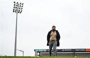 19 April 2025; Galway United manager Phil Trill before the SSE Airtricity Women's Premier Division match between Sligo Rovers and Galway United at The Showgrounds in Sligo. Photo by Tyler Miller/Sportsfile
