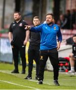 19 April 2025; College Corinthians AFC manager Gary Hackett during the FAI Intermediate Cup final match between College Corinthians AFC and Ringmahon Rangers FC at Turners Cross Stadium in Cork. Photo by Michael P Ryan/Sportsfile