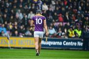 19 April 2025; Jack O'Connor of Wexford after he was sent off by referee Colm Lyons after a altercation with Joe Maskey of Antrim during the Leinster GAA Hurling Senior Championship Round 1 match between Wexford and Antrim at Chadwicks Wexford Park in Wexford. Photo by Matt Browne/Sportsfile