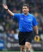 19 April 2025; Referee Colm Lyons during the Leinster GAA Hurling Senior Championship Round 1 match between Wexford and Antrim at Chadwicks Wexford Park in Wexford. Photo by Matt Browne/Sportsfile