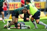 19 April 2025; Finlay Bealham of Connacht warms up before the United Rugby Championship match between DHL Stormers and Connacht at DHL Stadium in Cape Town, South Africa. Photo by Shaun Roy/Sportsfile