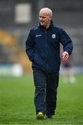 19 April 2025; Galway manager Micheál Donoghue before the Leinster GAA Hurling Senior Championship Round 1 match between Kilkenny and Galway at UPMC Nowlan Park in Kilkenny. Photo by Seb Daly/Sportsfile