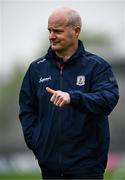 19 April 2025; Galway manager Micheál Donoghue before the Leinster GAA Hurling Senior Championship Round 1 match between Kilkenny and Galway at UPMC Nowlan Park in Kilkenny. Photo by Seb Daly/Sportsfile