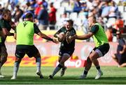 19 April 2025; Connacht players warm up before the United Rugby Championship match between DHL Stormers and Connacht at DHL Stadium in Cape Town, South Africa. Photo by Shaun Roy/Sportsfile