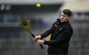 19 April 2025; Injured Kilkenny player TJ Reid before the Leinster GAA Hurling Senior Championship Round 1 match between Kilkenny and Galway at UPMC Nowlan Park in Kilkenny. Photo by Seb Daly/Sportsfile