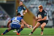 19 April 2025; Shane Jennings of Connacht attempts to get past Paul de Villiers of DHL Stormers during the United Rugby Championship match between DHL Stormers and Connacht at DHL Stadium in Cape Town, South Africa. Photo by Shaun Roy/Sportsfile