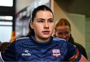 19 April 2025; Aoibheann Costello of Galway United waits in the tunnel before the SSE Airtricity Women's Premier Division match between Sligo Rovers and Galway United at The Showgrounds in Sligo. Photo by Tyler Miller/Sportsfile