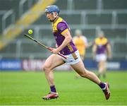 19 April 2025; Charlie McGuckin of Wexford during the Leinster GAA Hurling Senior Championship Round 1 match between Wexford and Antrim at Chadwicks Wexford Park in Wexford. Photo by Matt Browne/Sportsfile