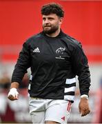 19 April 2025; Michael Milne of Munster before the United Rugby Championship match between Munster and Vodacom Bulls at Thomond Park in Limerick. Photo by David Fitzgerald/Sportsfile