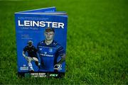 19 April 2025; A match programme is seen before the United Rugby Championship match between Leinster and Ulster at the Aviva Stadium in Dublin. Photo by Sam Barnes/Sportsfile