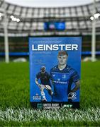 19 April 2025; A match programme is seen before the United Rugby Championship match between Leinster and Ulster at the Aviva Stadium in Dublin. Photo by Sam Barnes/Sportsfile