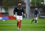 19 April 2025; Michael Milne of Munster before the United Rugby Championship match between Munster and Vodacom Bulls at Thomond Park in Limerick. Photo by David Fitzgerald/Sportsfile