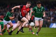 19 April 2025; Odhran Murdock of Down during the Ulster GAA Football Senior Championship quarter-final match between Fermanagh and Down at Brewster Park in Enniskillen, Fermanagh. Photo by Ramsey Cardy/Sportsfile