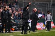 19 April 2025; Fermanagh manager Kieran Donnelly during the Ulster GAA Football Senior Championship quarter-final match between Fermanagh and Down at Brewster Park in Enniskillen, Fermanagh. Photo by Ramsey Cardy/Sportsfile