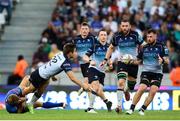 19 April 2025; Santiago Cordero of Connacht gets his pass away to Conor Oliver of Connacht during the United Rugby Championship match between DHL Stormers and Connacht at DHL Stadium in Cape Town, South Africa. Photo by Shaun Roy/Sportsfile