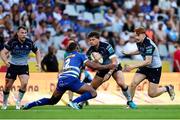 19 April 2025; Piers O'Conor of Connacht attempts to get past Damian Willemse of DHL Stormers during the United Rugby Championship match between DHL Stormers and Connacht at DHL Stadium in Cape Town, South Africa. Photo by Shaun Roy/Sportsfile