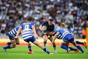 19 April 2025; David Hawkshaw of Connacht attempts to slip the tackle during the United Rugby Championship match between DHL Stormers and Connacht at DHL Stadium in Cape Town, South Africa. Photo by Shaun Roy/Sportsfile