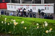 19 April 2025; Spectators queue up to enter the stadium before the Munster GAA Football Senior Championship semi-final match between Cork and Kerry at Supervalu Páirc Uí Chaoimh in Cork. Photo by Piaras Ó Mídheach/Sportsfile