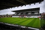 19 April 2025; A general view of the pitch before the Munster GAA Football Senior Championship semi-final match between Cork and Kerry at Supervalu Páirc Uí Chaoimh in Cork. Photo by Piaras Ó Mídheach/Sportsfile