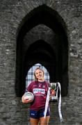 19 April 2025; Westmeath captain Aoife Keegan poses for a portrait during the Leinster LGFA Minor Championship Captain's Evening at Trim Castle. Leinster LGFA Minor Captains’ gathered ahead of the 2025 Minor Championship Finals on 19th April at Trim Castle in Navan, Meath. Photo by Ben McShane/Sportsfile
