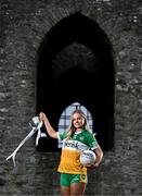 19 April 2025; Offaly captain Faith McDermott poses for a portrait during the Leinster LGFA Minor Championship Captain's Evening at Trim Castle. Leinster LGFA Minor Captains’ gathered ahead of the 2025 Minor Championship Finals on 19th April at Trim Castle in Navan, Meath. Photo by Ben McShane/Sportsfile