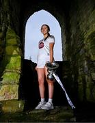 19 April 2025; Kildare captain Tara Rafferty poses for a portrait during the Leinster LGFA Minor Championship Captain's Evening at Trim Castle. Leinster LGFA Minor Captains’ gathered ahead of the 2025 Minor Championship Finals on 19th April at Trim Castle in Navan, Meath. Photo by Ben McShane/Sportsfile